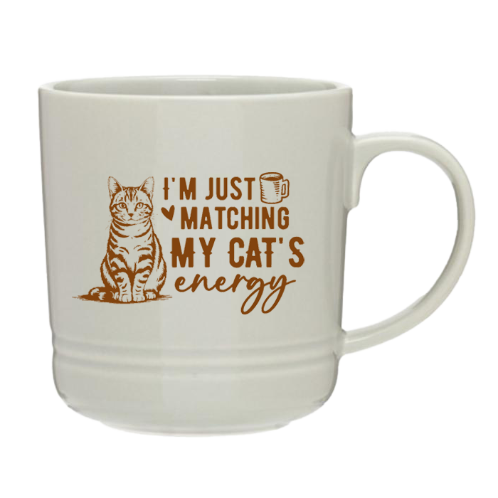 Matching My Cat Energy Mug