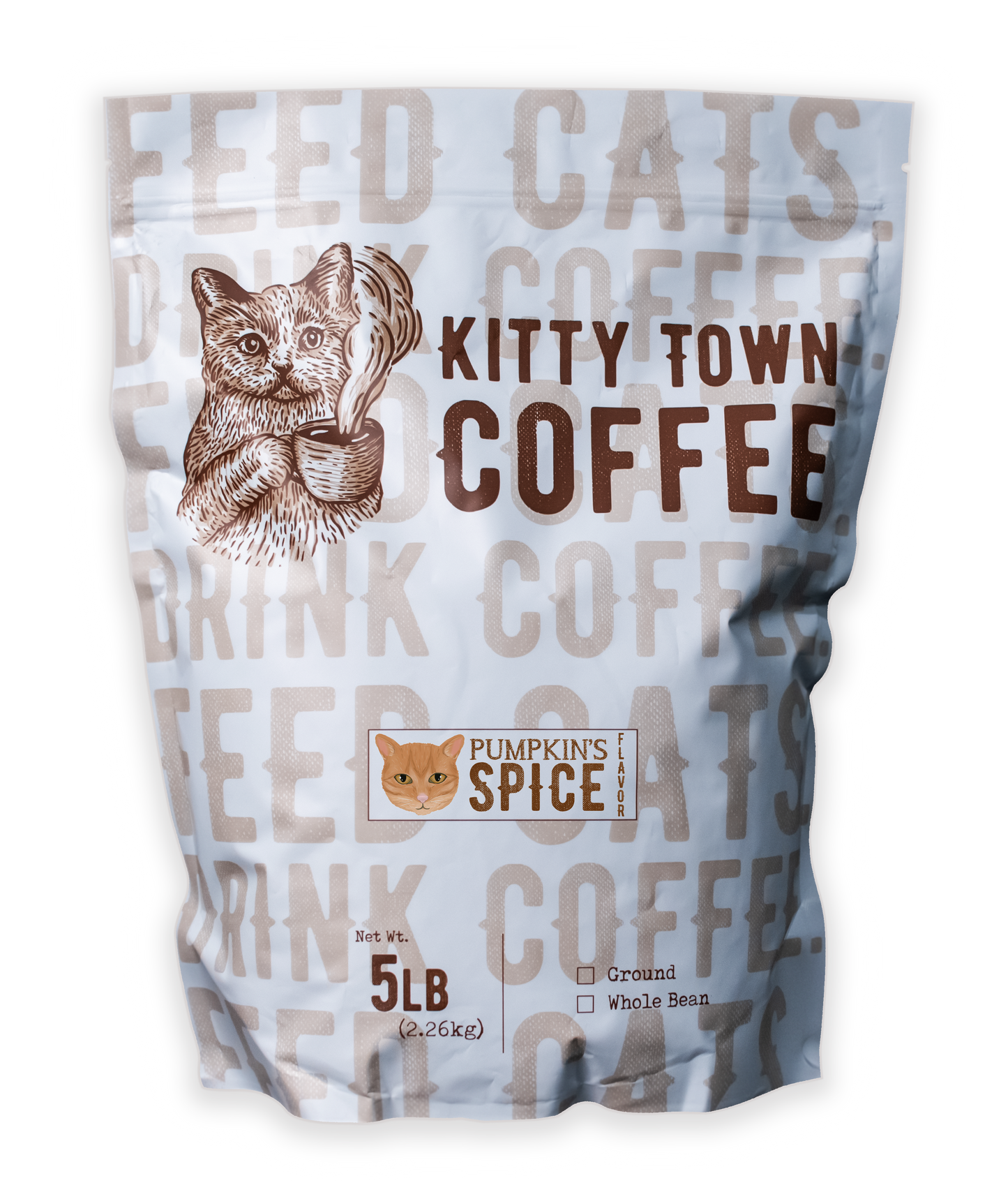 A 5lb bag of coffee