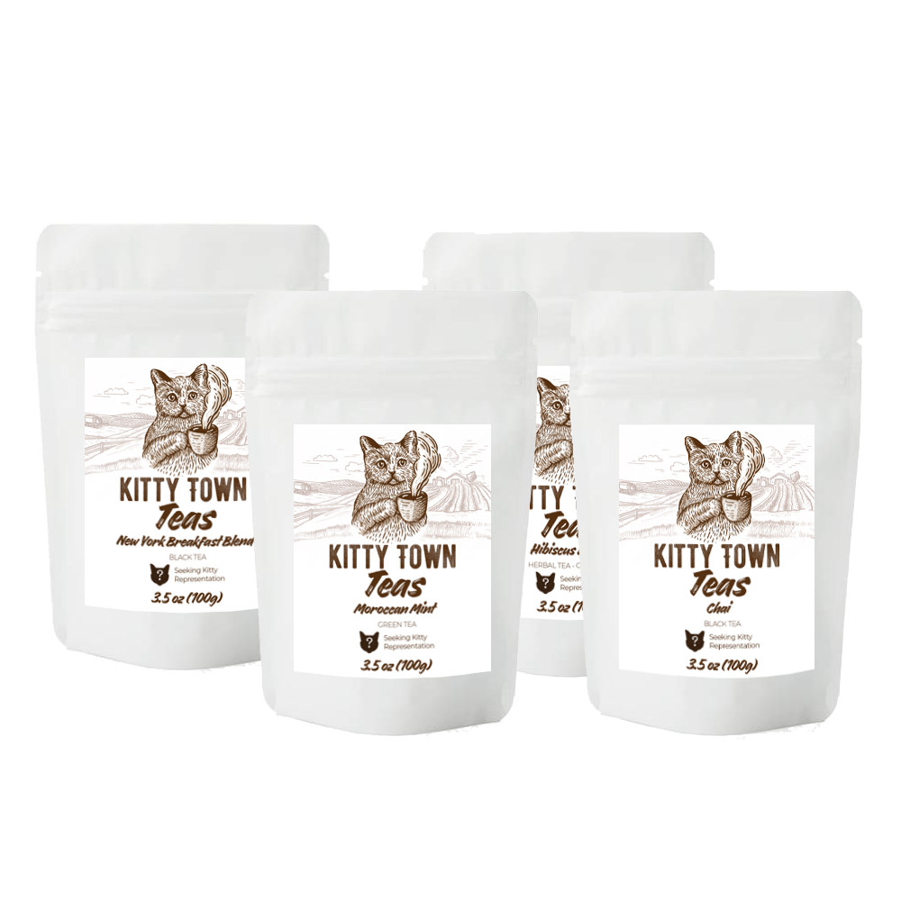 4 bags of loose leaf teas