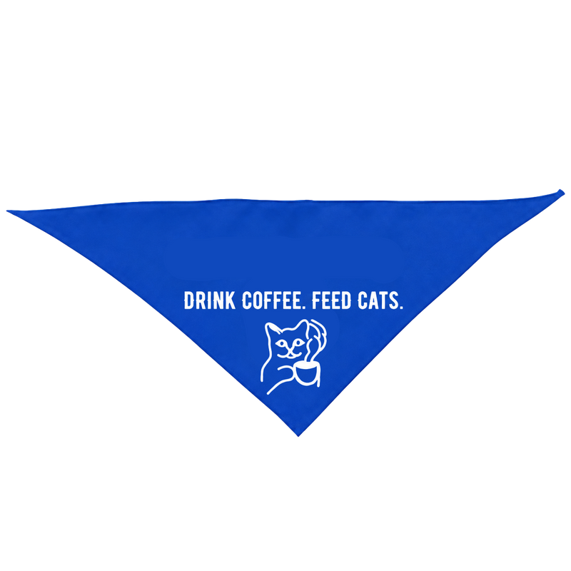 Kitty Town Blue Cat Bandana
