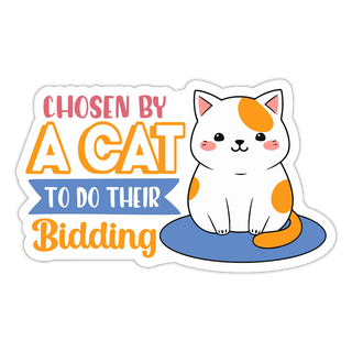Cat's Bidding Sticker