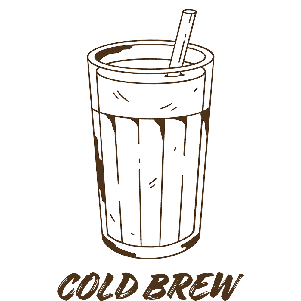 An illustration of cold brew coffee