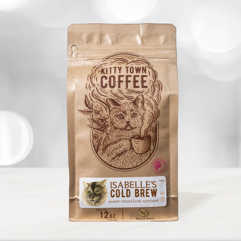 A bag of Isabelle coffee