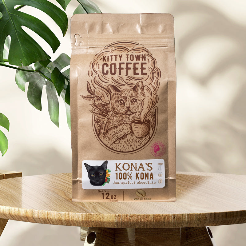 A bag of Kona coffee