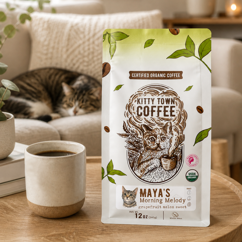 A bag of Maya coffee