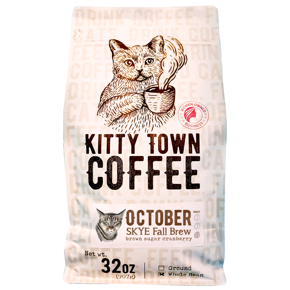 A 2lb bag of October Skye coffee