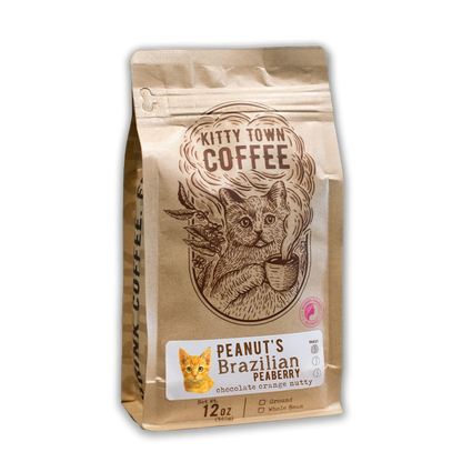 Peanut's Brazilian Peaberry, 12oz bag