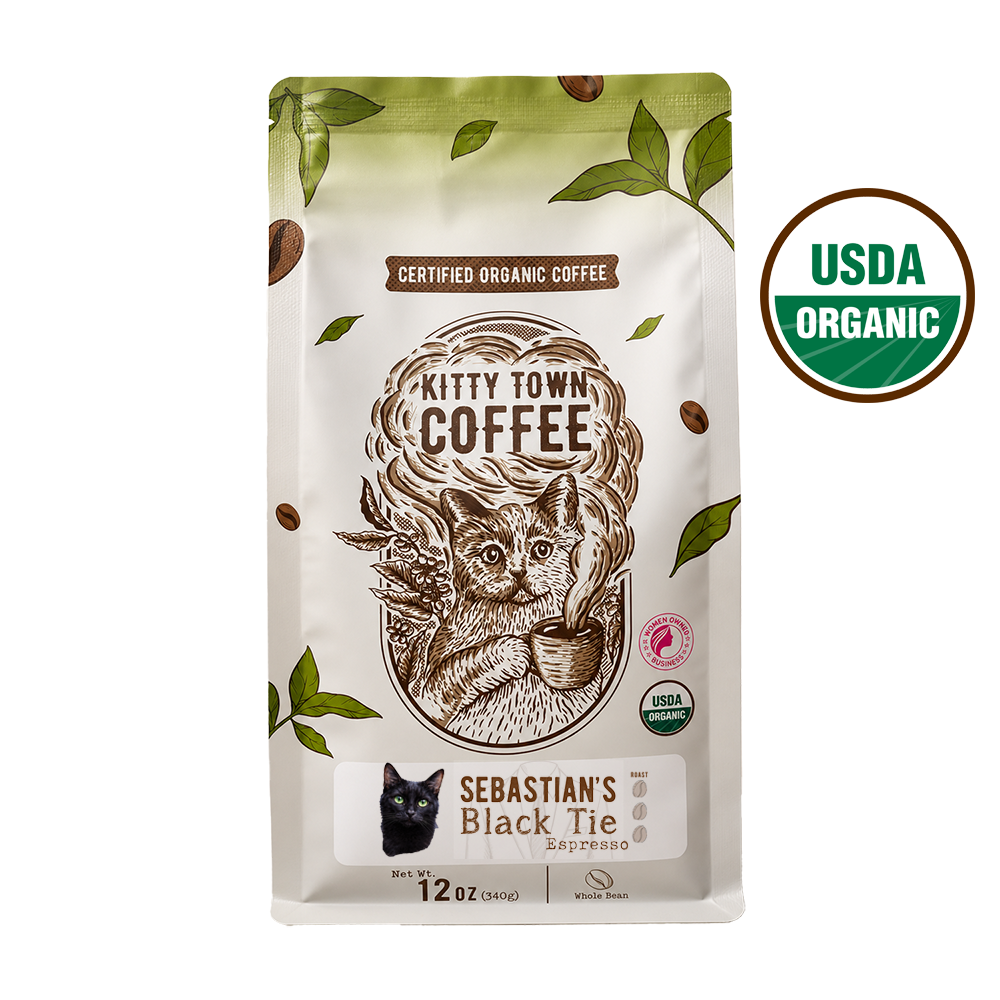 Sebastian's Black Tie Espresso 12oz bag