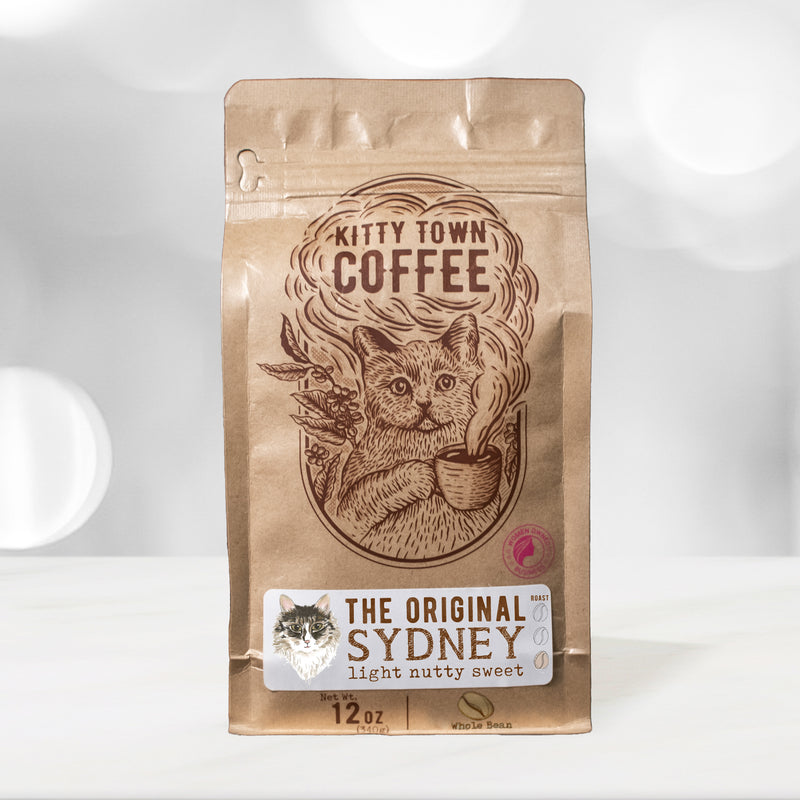 A bag of Sydney coffee