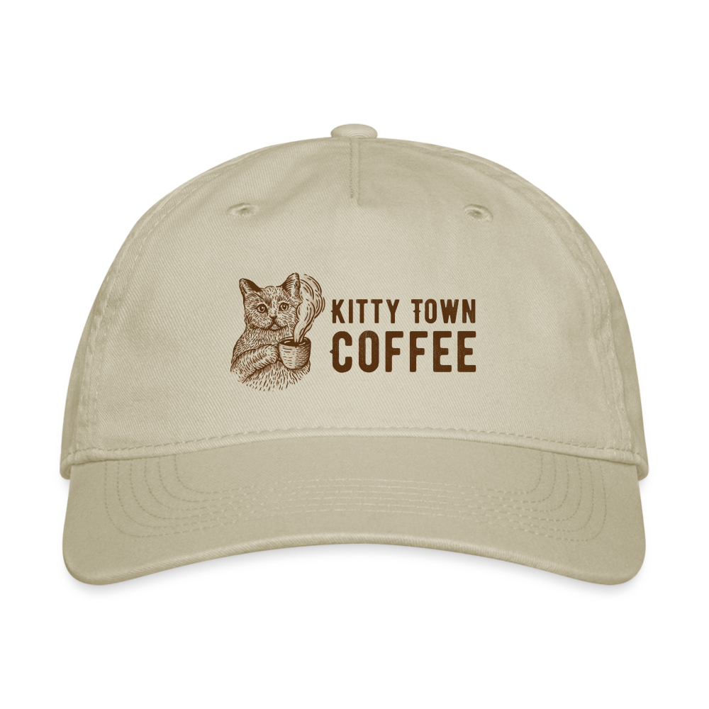 Kitty Town Baseball Cap - khaki