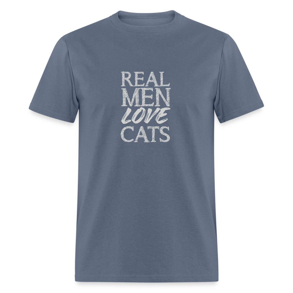 Real Men Love Cats Shirt - denim