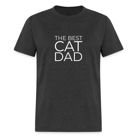 The Best Cat Dad Shirt - heather black