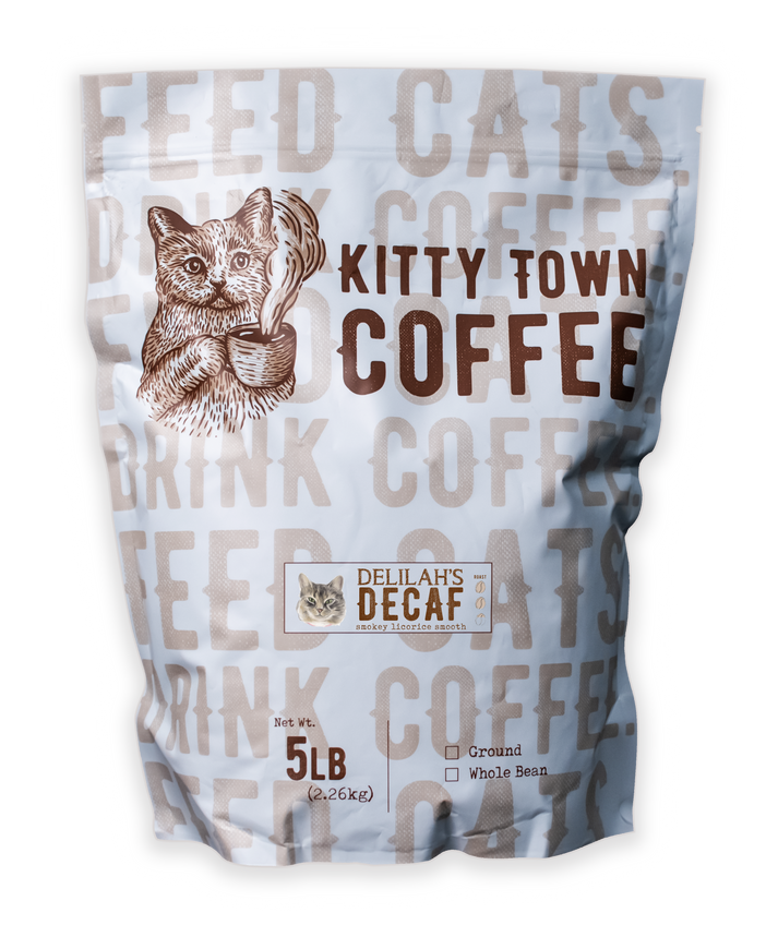 Delilah's Decaf Kitty Town Coffee