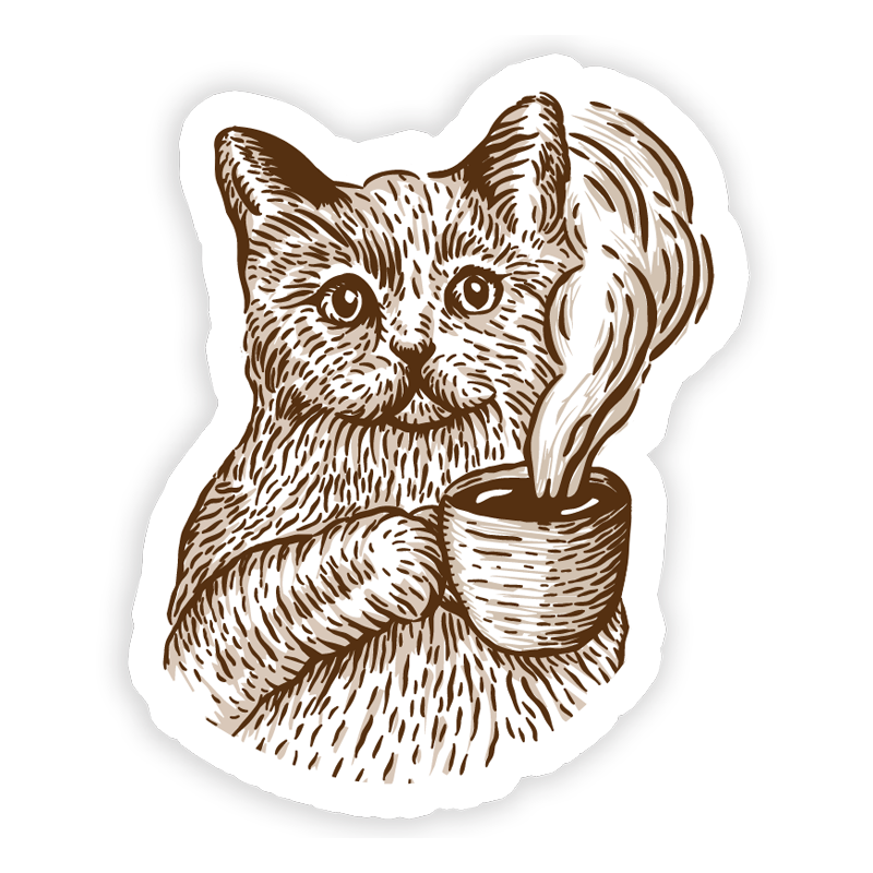 Kitty Town Sticker