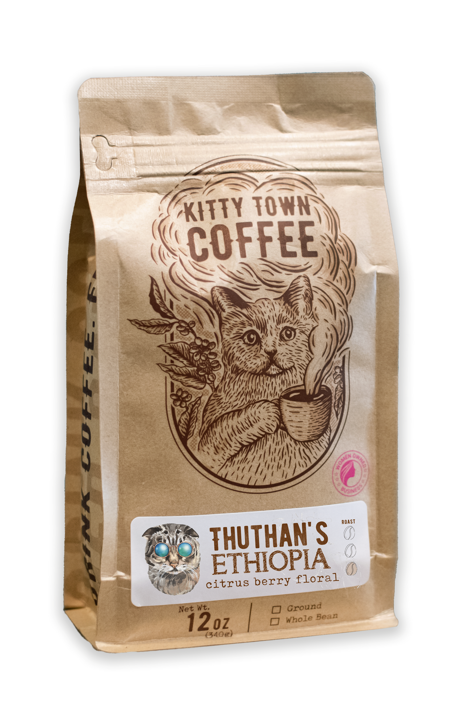 Kitty Town Coffee Single Origin 4 Bag Sampler Kitty Town Coffee Single Origin 4 Bag Sampler