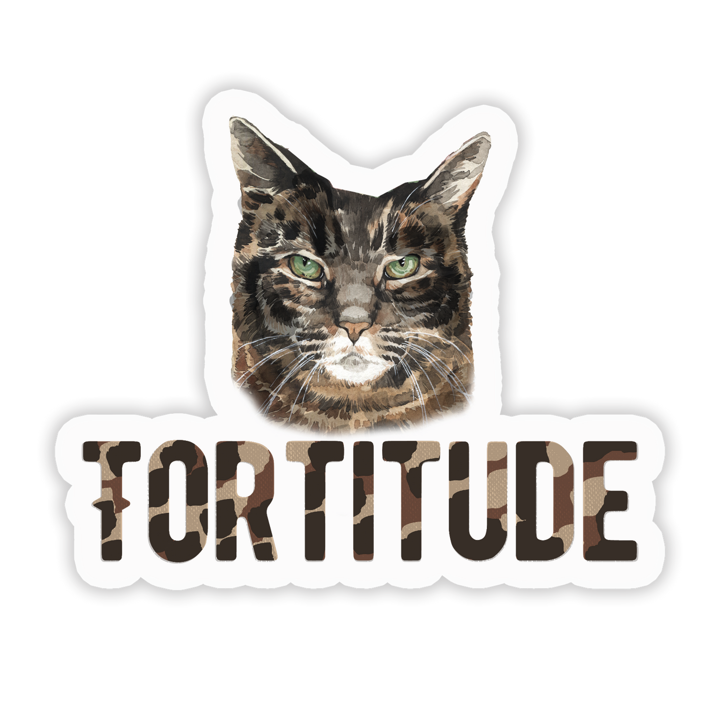 Tortitude Sticker