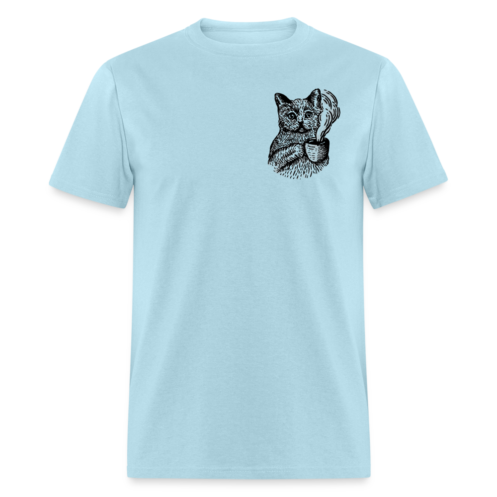 Kitty Town Logo T-Shirt - powder blue