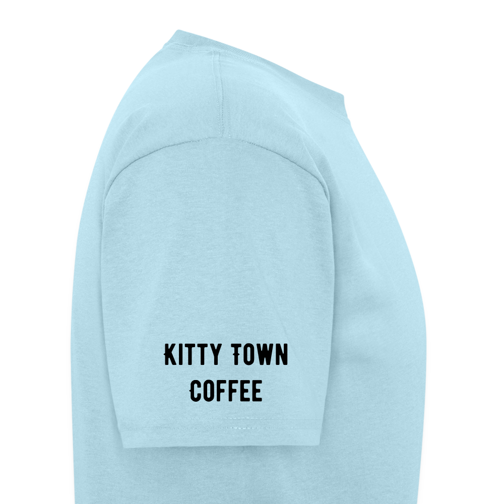 Kitty Town Logo T-Shirt - powder blue