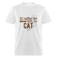 Home With My Cat T-Shirt - light heather gray