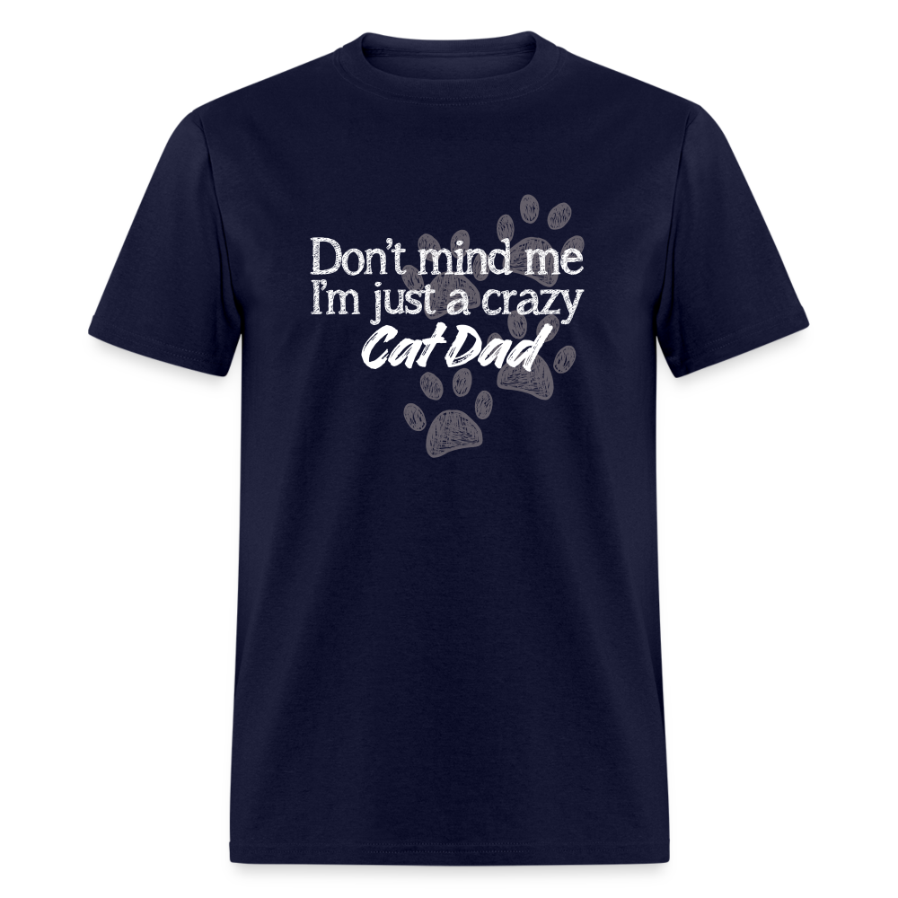 Cat Dad T-Shirt - navy